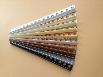 China Factory direct sale plastic wall tile plastic trim for marble edge or solid edge for sale