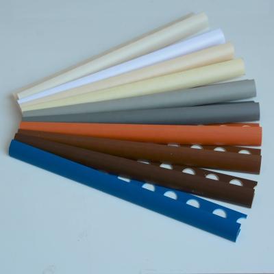 China Open Type Ningbo Wanyi Modern Round 10mm Plastic Edge Factory Direct For Colorful Tile Protective Edge And Smoothness Tile Trim for sale