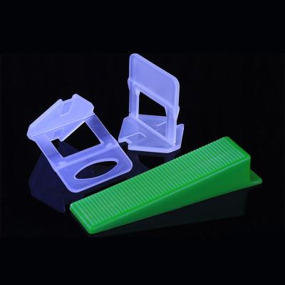 China 1.5mm-3mm Modern Tile Leveling System Flat Clips And Wedges For Ceramic 3mm To 12mm Thickness for sale