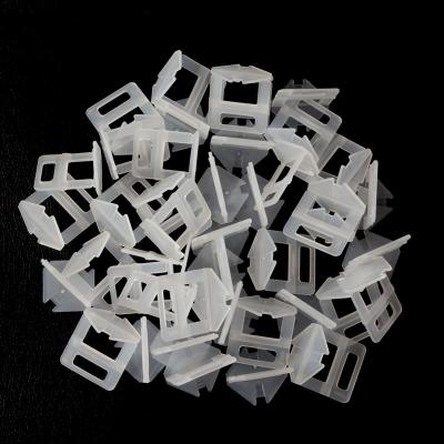 China Modern 100X Tile Leveling System Clip Wall Floor Spacer Tiling Tool 1MM 1.5MM 2MM 3MM for sale