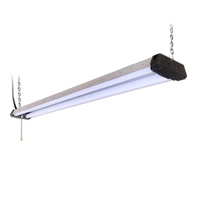 China Industrial Property Lighting Fixtures Industrial Linear Led Shop School Garage Pendant Lighting for sale