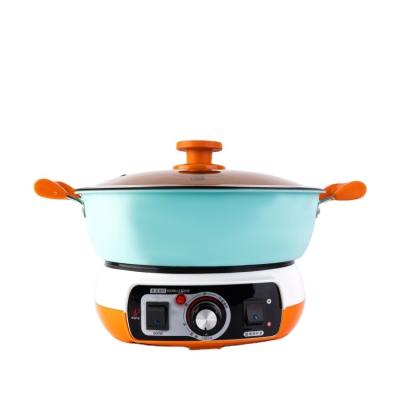 China Frying/Steaming Small Pan Portable Electric Cooker Best Electric Frying Selling Nonstick Pan for sale