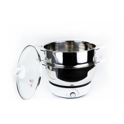 China Hotel Stainless Steel Multifunctional Electric Pot Food Steamer Hot Saucepan for sale