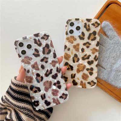 China Leopard Print Soft CaseFor Iphone 13 12 mini 11 pro 12mini 7 8 Max Case XR X XS plus Anti-drop Phone Covers for sale