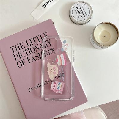 China Soft Cake Dog Case For iphone 13 12 11 pro XR Max X XS 7 8 Plus Cute Cover Feature for sale