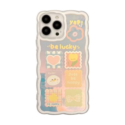 China Soft Original Cute Phone Case 12 For iPhone 13 Apple Shell 13pro Max Laser 11 X/8 Protector for sale