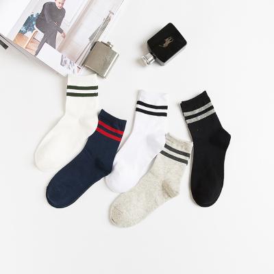 China QUICK DRY men's socks in cotton socks cotton socks autumn and winter thick style Midi warm stripes for sale