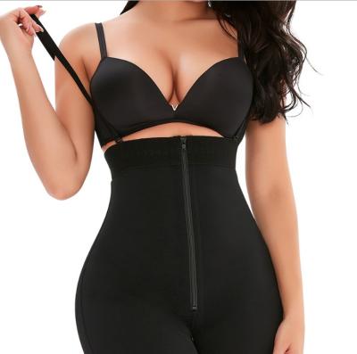 China High waisted waist zipper plus size waist body pants, corset pants, butt underwear shapewear for sale