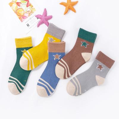 China Baby Socks Autumn Winter Student Boys Girls Kids Cotton Midi Tube Warm Baby Socks QUICK DRY Thick Mother Socks for sale