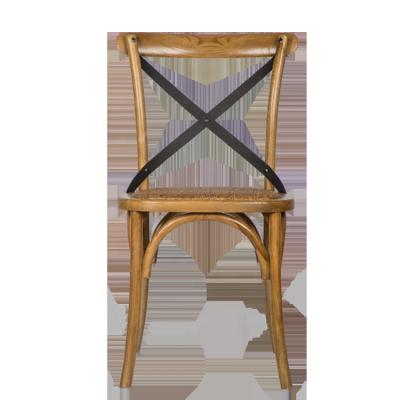 China Rustic Factory Direct X-Back Banquet Dining Chairs For Wedding for sale