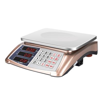 China Price Calculating Counting Scale 30Kg Electronic Price Calculation Scale Acs With Built-in Rechargeable Battery for sale