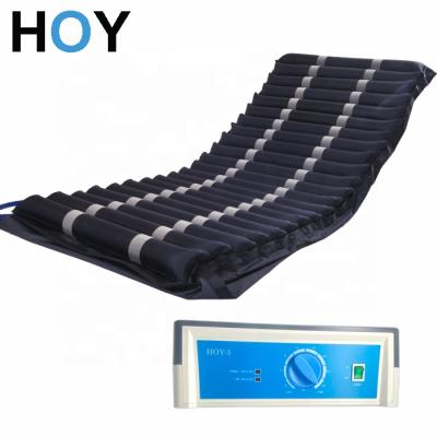 China Foldable Low Air Loss 4 Inch Alternating Tubular Air Mattress With Pump for sale