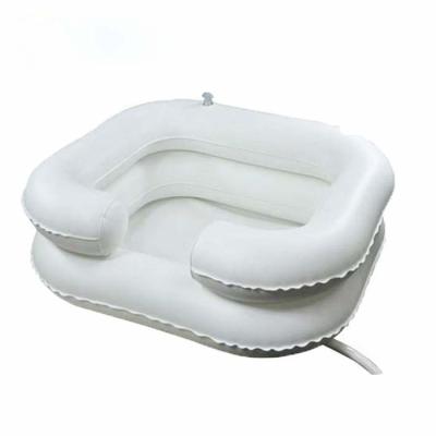 China Non-Toxic Nursing In Bed Shampoo Inflatable Wash Hair Basin for sale