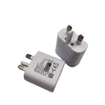 China High Quality Mobile Phone 2020 UK Plug Fast Charger EP-TA800 25W Type C Adapter For Type-C Samsung Note 10 Super Fast Charger for sale