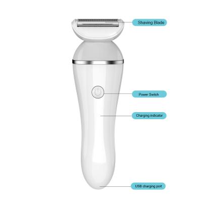 China Wholesale Unisex Full Body USB Epilator Household Lithium Battery Electric Household Leg Hair And Armpit Hair Private Parts Shaver for sale