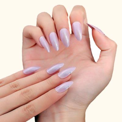 China Full Cover False Nails Full Cover False Nails Bling Press On Nails Artificial Fake Nails Square Extension Tips Xxl Bor Nails Pretty Supplies for sale