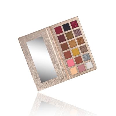 China Matte Eyeshadow Palete Long Lasting Shimmer Shimmer Dye Eyeshadow Waterproof Makeup Palette Nude Cosmetics for sale