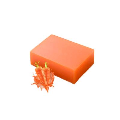 China Handmade Vegan Base Cleansing Carrot Soap 100% All Natural Herbal Exfoliating Bars Soap Whitening Illuminating Natural Bath Soap Tio Giv for sale