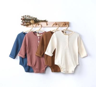 China Wholesale Newborn Organic Bamboo Lovely Baby Clothing Long Sleeve Cotton Bodysuit for sale