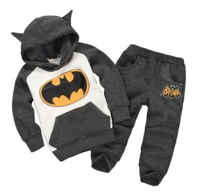 China Spandex / Cotton Wholesale Kids Active Wear Sets Long Sleeve Pullover Hoodie Outfit Kids Clothes Boys for sale