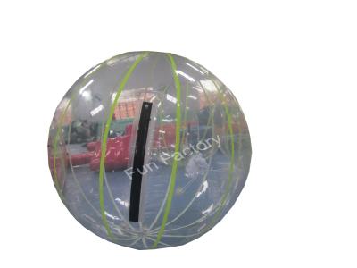 China Dia 1.8m / Dia 2m PVC Body Zorbing Ball , Clear Human Hamster Ball Suitbale Different People for sale