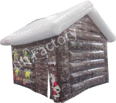 China 0.55mm PVC Tarpaulin Inflatable Obstacle Course Outdoor Christmas Tent for sale