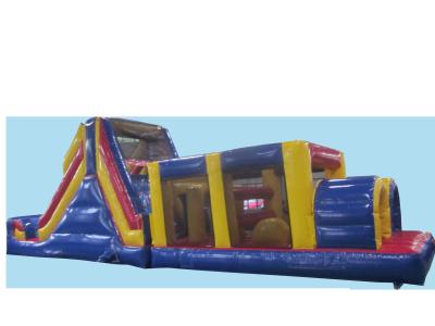 China Giant Commercial Inflatable Obstacle Course For Interactive Game for sale