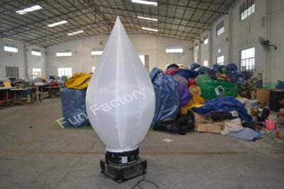 China Grey Inflatable Advertising Products With LED Decoration Silk Print for sale