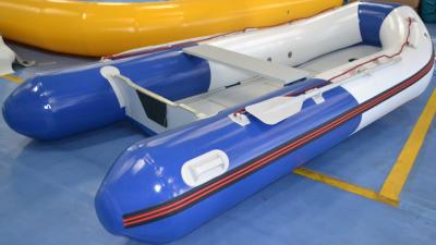 China Outdoor 3.2 Meter Aluminum Floor PVC Inflatable Boat Fire Retardant for sale