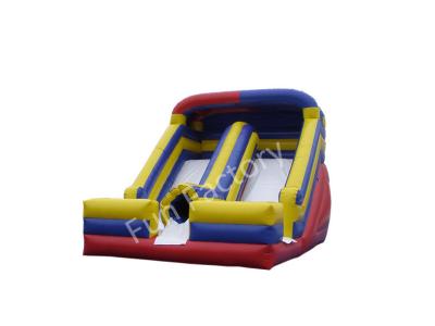 China Custom Big Funny Durable Double Inflatable Dry Slides Commercial Use for sale