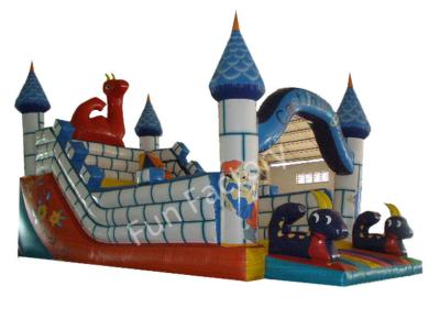 China Customized Mini Inflatable Air Bouncy Castle with Water Slide or Dry Slid for sale