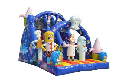 China Gorila inflable de la diapositiva de EN14960 Spongebob para la alameda de compras en venta