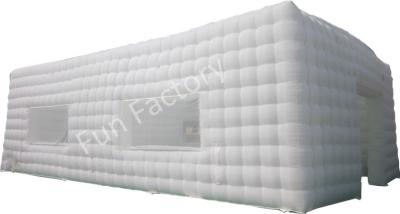 China Tienda inflable gigante del PVC del blanco 0.55m m, tienda inflable cuadrada grande del partido en venta