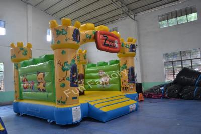 China Tierra modificada para requisitos particulares casa inflable durable de la diversión de la despedida para los niños en venta