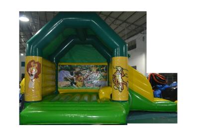 China Large Inflatable Combo 0.55 mm PVC Tarpaulin Colorful Inflatable Bouncer for sale