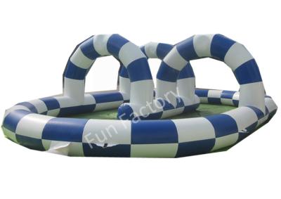 China túnel inflable de los deportes de la lona del PVC 15oz de los juegos del coche inflable de Karting en venta