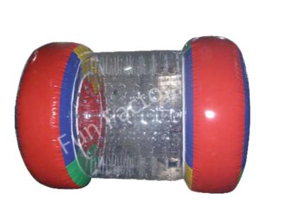 China Transparent Inflatable Water Roller / Inflatable Rolling Ball For Adult for sale