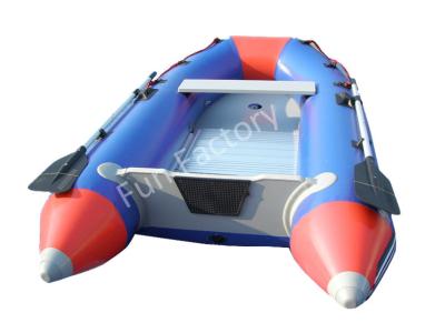 China Funny Air Sealed Aluminum Floor PVC Inflatable Boat For Water Games for sale