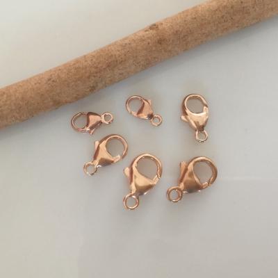 China DIY Jewelry Accessory Best Quality Rose Gold Filled Jewelry Clasp For DIY Making Gold Filled Lobster Clasp for sale