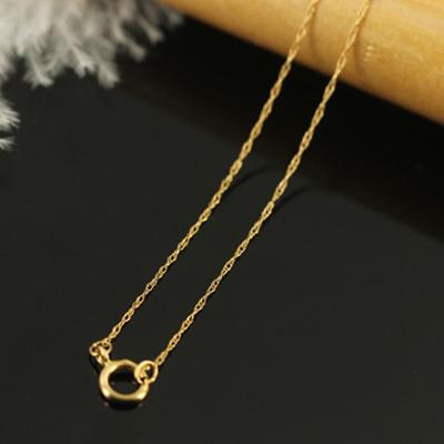 China DIY Jewelry Accessory Real 14K Gold Filled Finish Chain Wholesale USA Imported Jewelry Necklace Gold Chain for sale