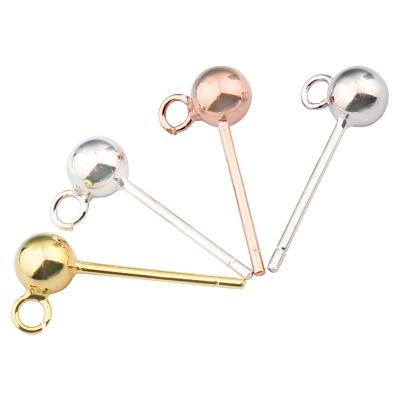 China DIY Jewelry Making Earring Accessories Best Quality Jewelry 925 Sterling Silver Stud Pins Wholesale For DIY Making Earring Accessories for sale