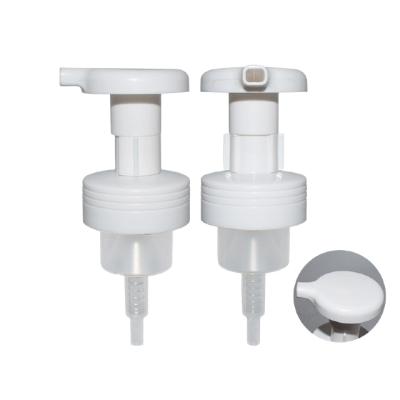 China Non Spill 42mm White Custom Foam Pump Soap Pump Bottle for sale