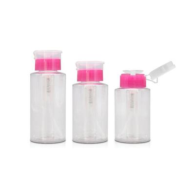 China Newest Beauty Packaging Pump 24 PET Nail Bottle For Make Up for sale