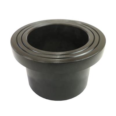 China Water Supply / Gas Distribution / Operation / Irrigate End Fusion PN 16 HDPE Pipe Fitting Flange Adapter PE Stub End for sale