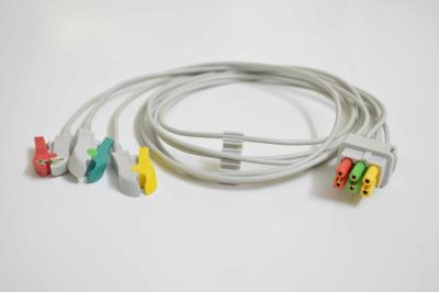 China Pro1000 Datex 3-lead ECG leadwires,0.9m for sale