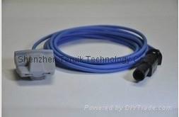 China Novametrix Reusable silicon Adult soft tip  spo2 sensor for sale