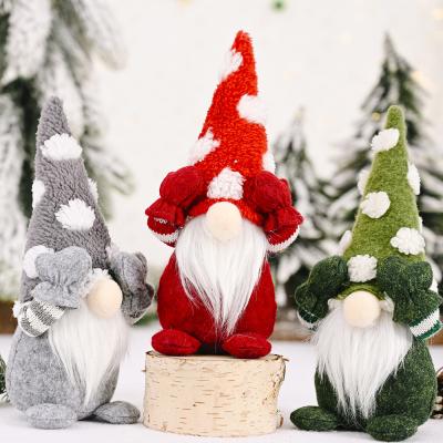 China Christmas red faceless dwarf Rudolph Forester Dolls from Rudolph Forest Plush Decorations Cloth Products Toy Home Ornaments Doll Christmas Gnome for sale