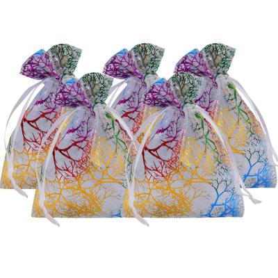 China Mesh Bag (10*15cm) Gift Pouches Bags Organza Bags Jewelry Candy Packaging Bags Wedding Party Decoration for sale