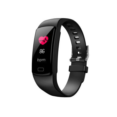 China Y9 Touch Screen Blood Pressure and Oxygen Monitor Hot Selling Tracker Sports Watch Fitness Wristband Fashion Sports Band for sale