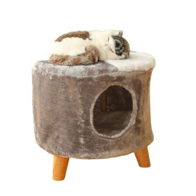 China Removable Cylindrical Cat Nest Plush Pet Nest Cat Nest Cover Pet Products for sale